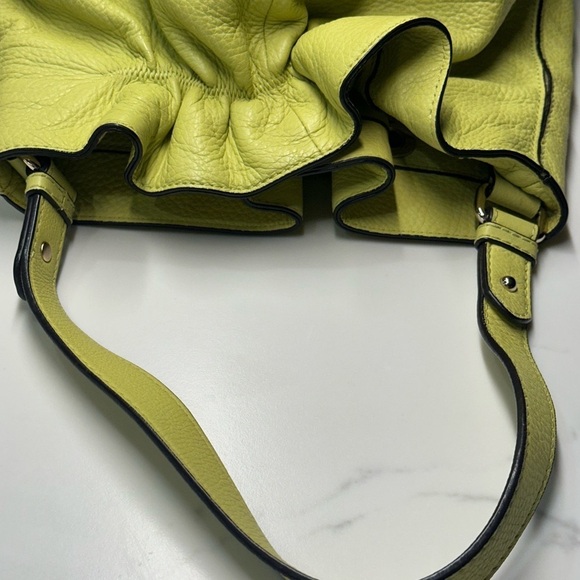 Kate Spade Lime Green Leather Shoulder Bag - Picture 16 of 16
